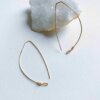 Eden 2 3/4-Inch Long Threader Earrings in Gold or Silver