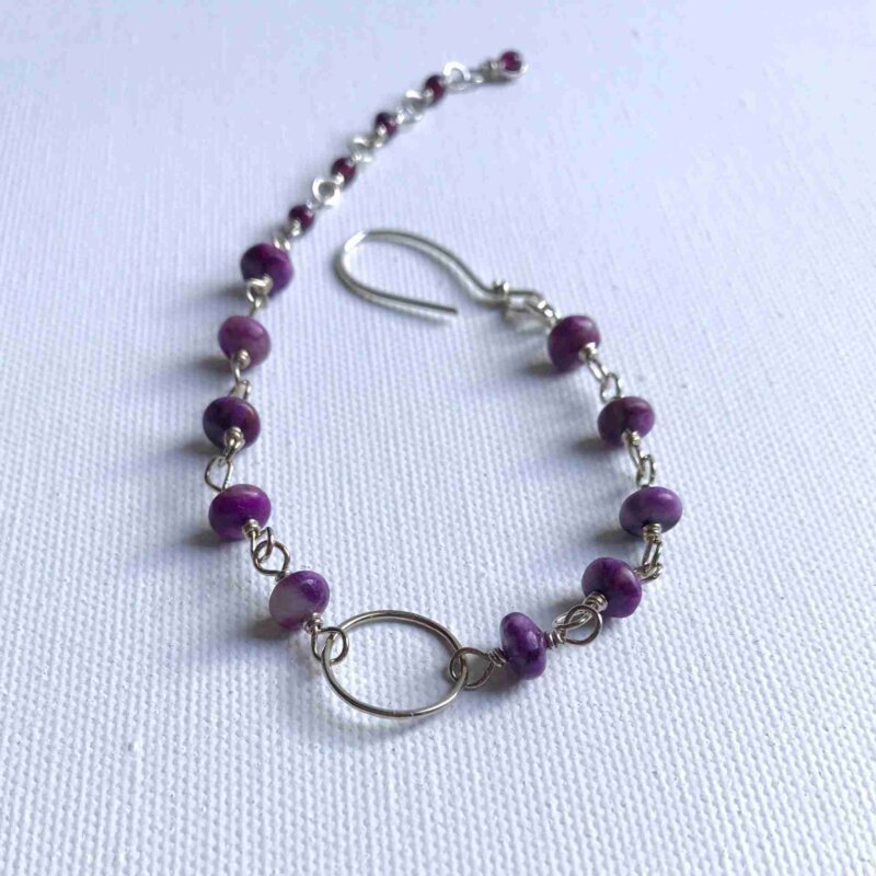 Purple Jasper and Garnet