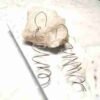 Lita Spiral Earrings in 14k Gold Filled, approximately 4.5 inches long.