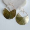 Rayla Gold Leather Earrings