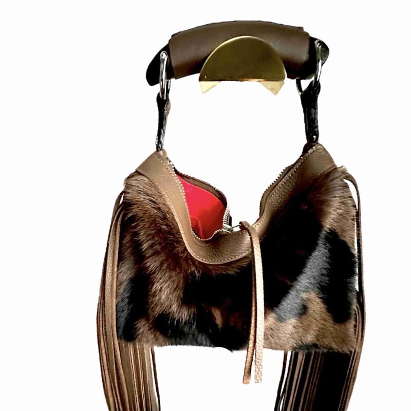 Cavallino Calfskin Fringe Bag