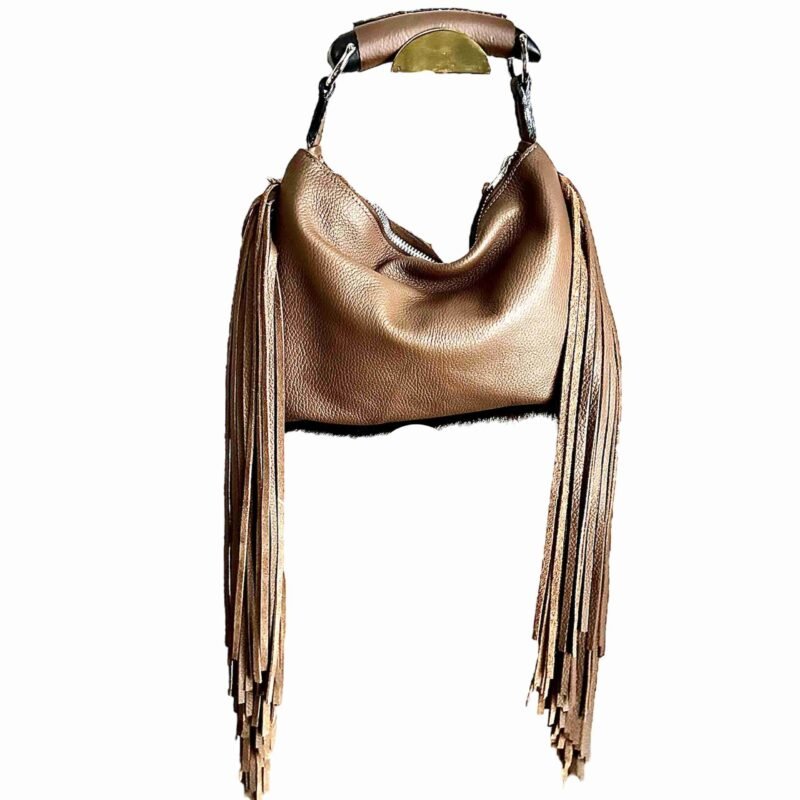 Cavallino Calfskin Fringe Bag