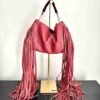 Blaze Red Fringe Bag