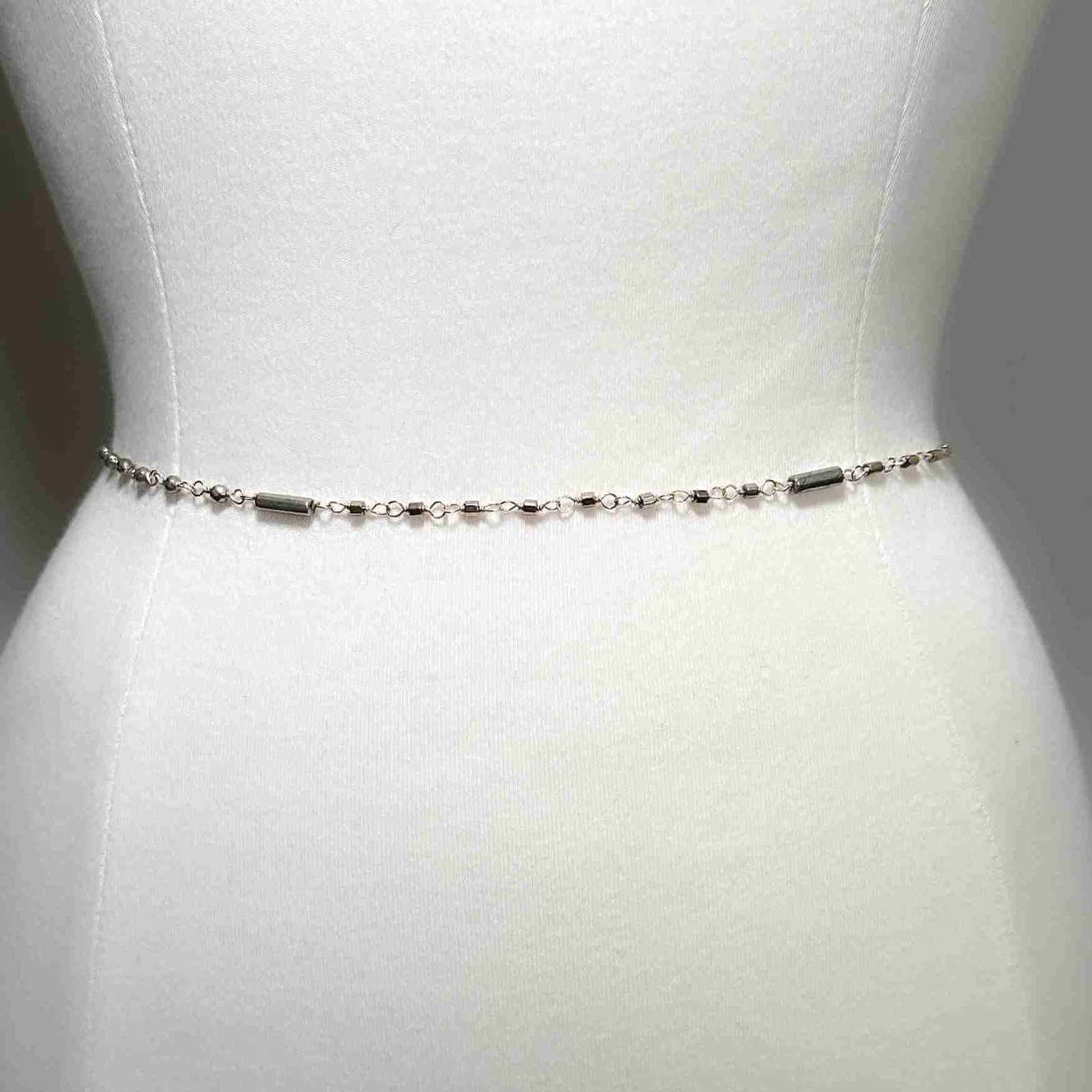 Versatile Ivy Necklace in 14K Gold with Pyrite and Hematite Beads