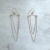Gracie Earrings – Long Lightweight 14K Gold Filled or Sterling Silver Earrings