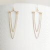Gracie Earrings – Long and Lightweight, select 14K Gold Filled or Sterling Silver